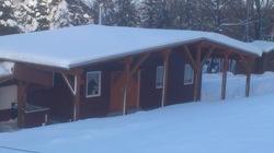 Hütte im Winter